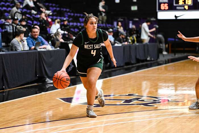 South Medford West Salem 6A Oregon girls basketball quarterfinal Naji Saker -66
